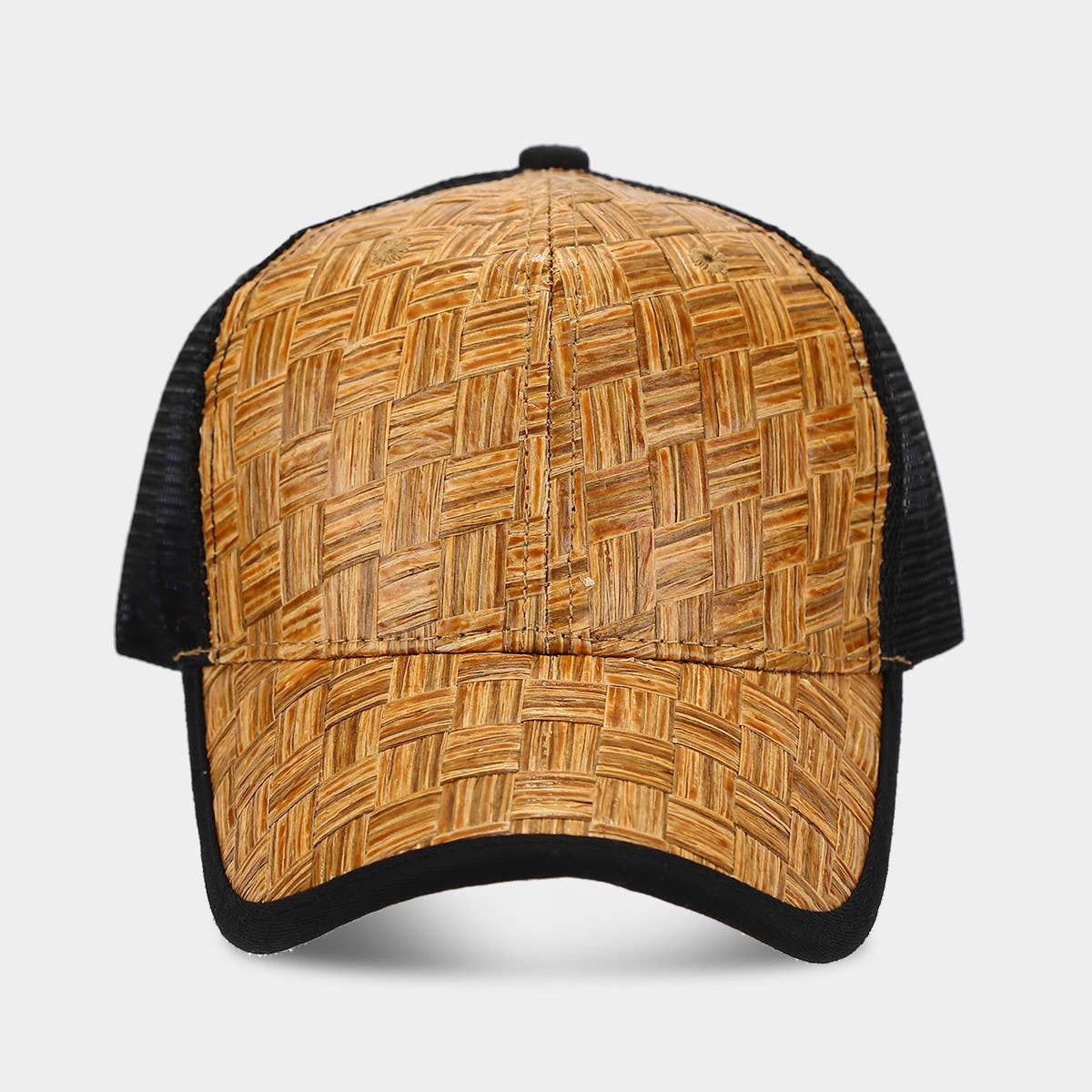 SUMMER WOMENS WOVEN BREATHABLE BASEBALL CAP CWAH1627