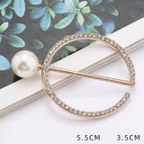 PEARL AND DIAMOND METAL HEM SCARF RING_CWMM2121