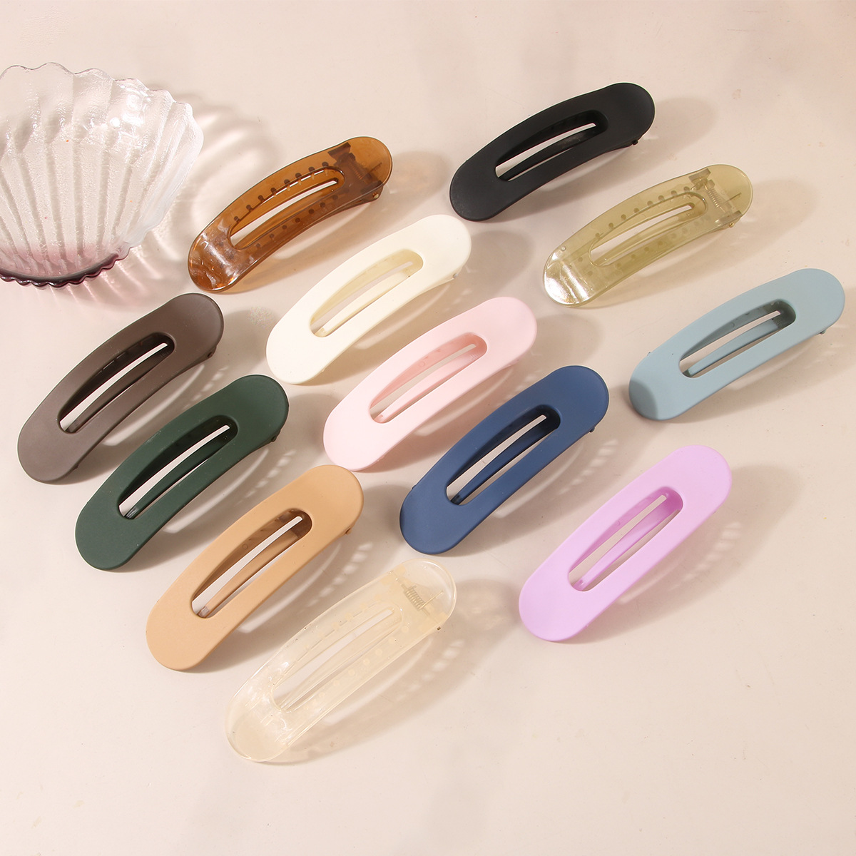 LONG DUCKBILL HAIR CLIP MINIMALIST DAILY WEAR_CWAHA6514