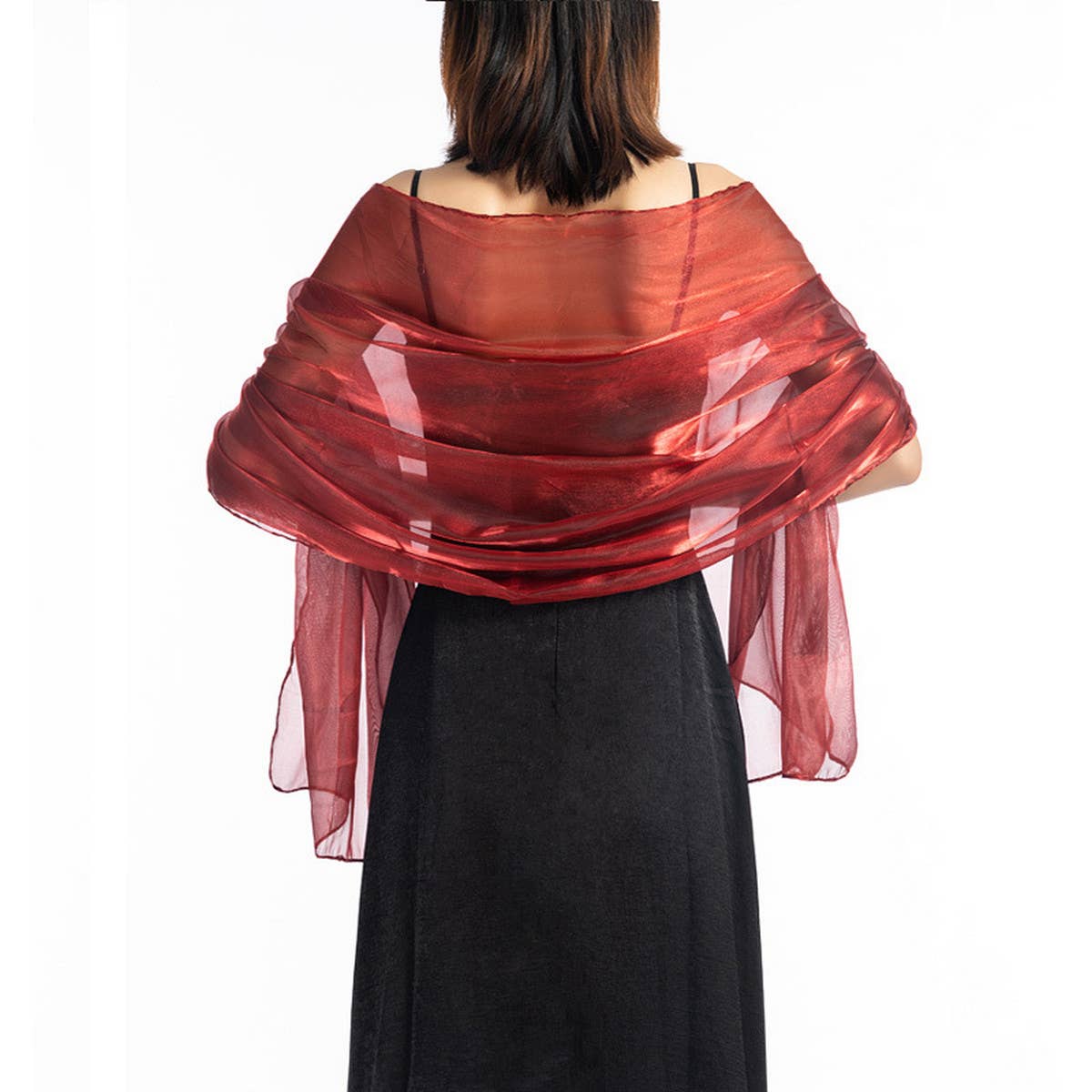 SOLID SHAWL ELEGANT WRAP FOR WEDDING PARTY LOOKS_CWASC1074