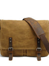 MENS VINTAGE CANVAS MESSENGER LAPTOP BAG_CWAB5556