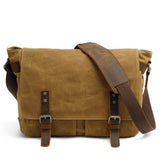 Waterproof Waxed Canvas Camera Satchel For Men_Cwab5569