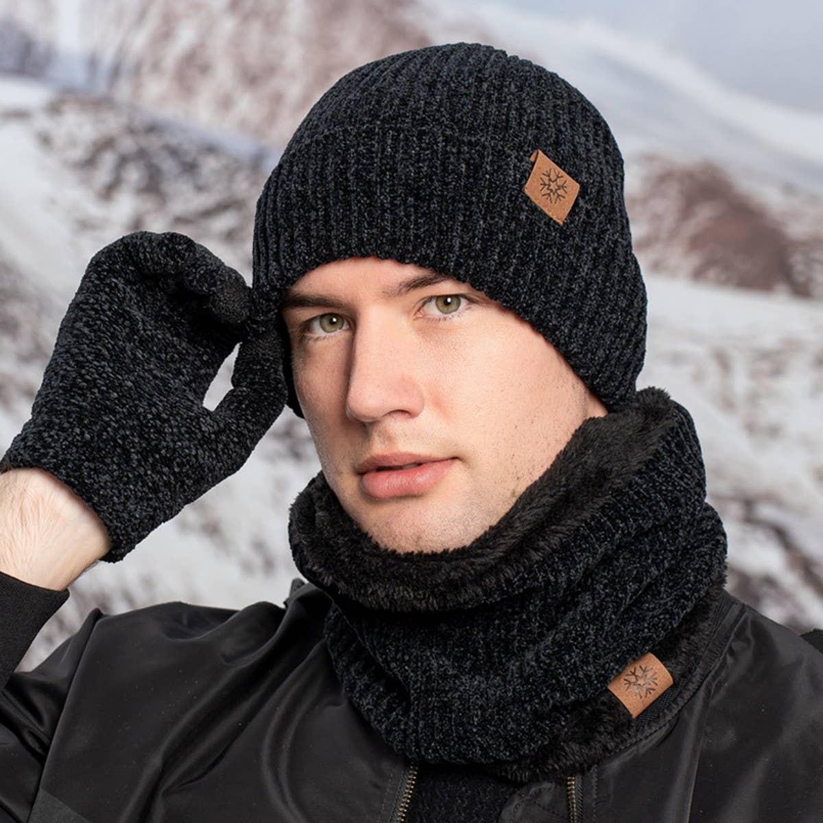 Winter Touch Screen Windproof Three-Piece Suit_Cwmm2806