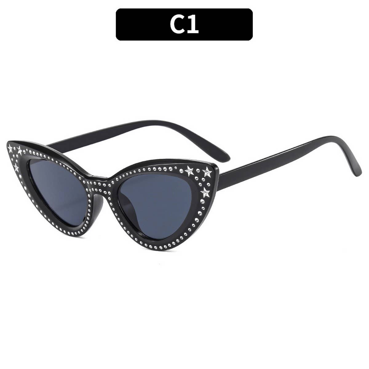 Cat-Eye Diamond-Encrusted Luxury Sunglasses_Cwasg0378
