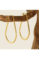 18K Gold Plated Stainless Steel Earrings_Cwaje0392