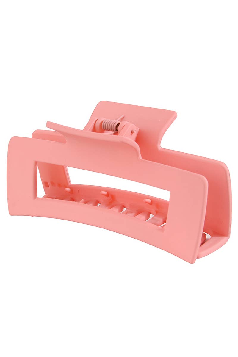 4 1 INCH MATTE PS PLASTIC HAIR CLAW CLIP WHOLESAL_CWAHA0091