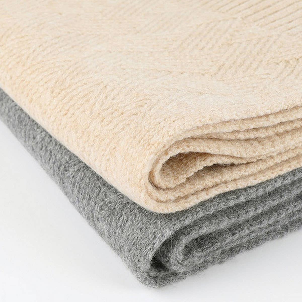 NEW SOLID COLOR WOOL KNITTED WARM THREE PIECE SUIT_CWMM2776