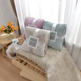 Warm Thick Flannel Fleece Blanket For Bed Sofa_Cwmm10516
