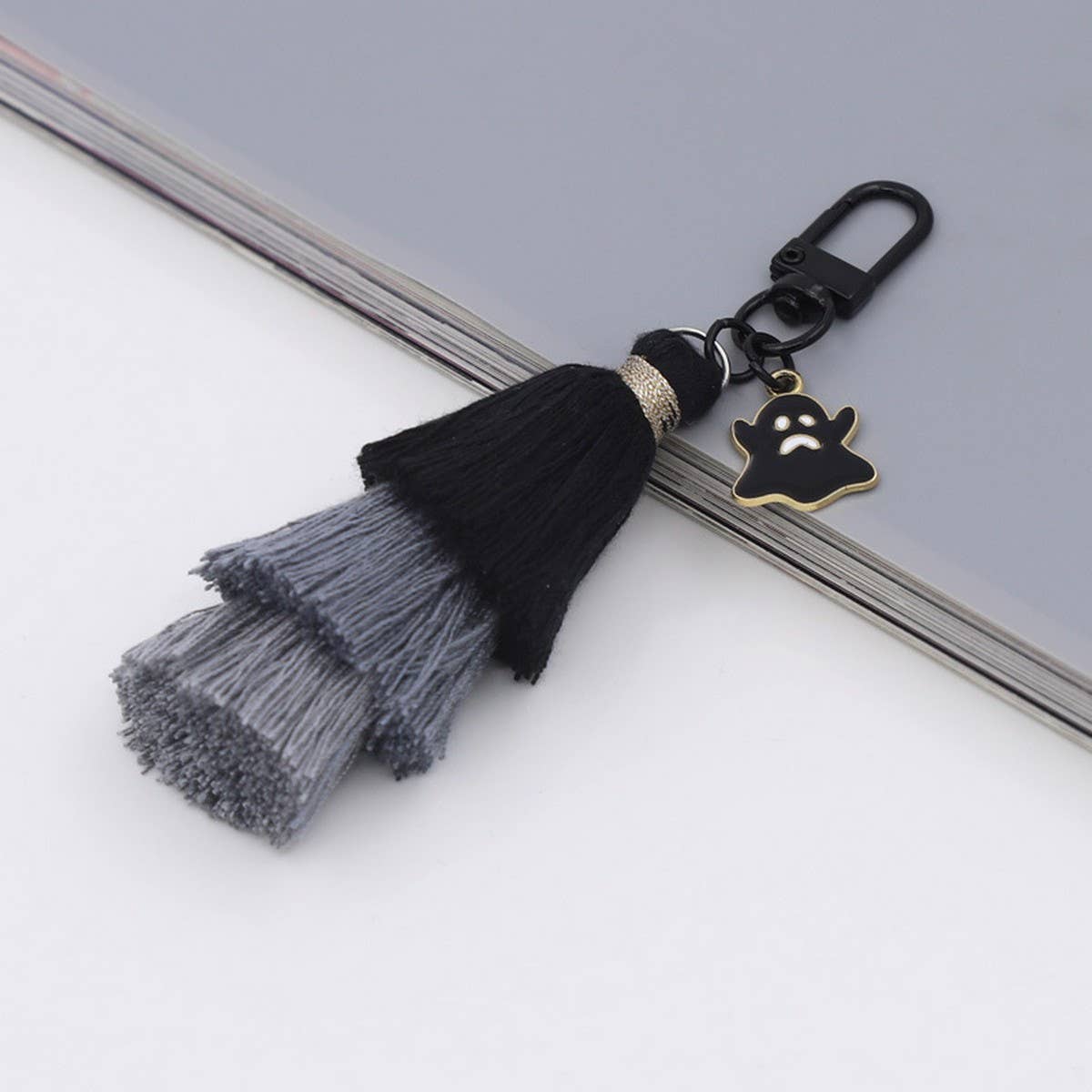BOHEMIAN STYLE MULTI LAYERED TASSEL KEYCHAIN_CWMM3556