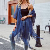 LONG TASSEL LACE FRONT OPEN KIMONO FOR SUMMER_CWASC0803