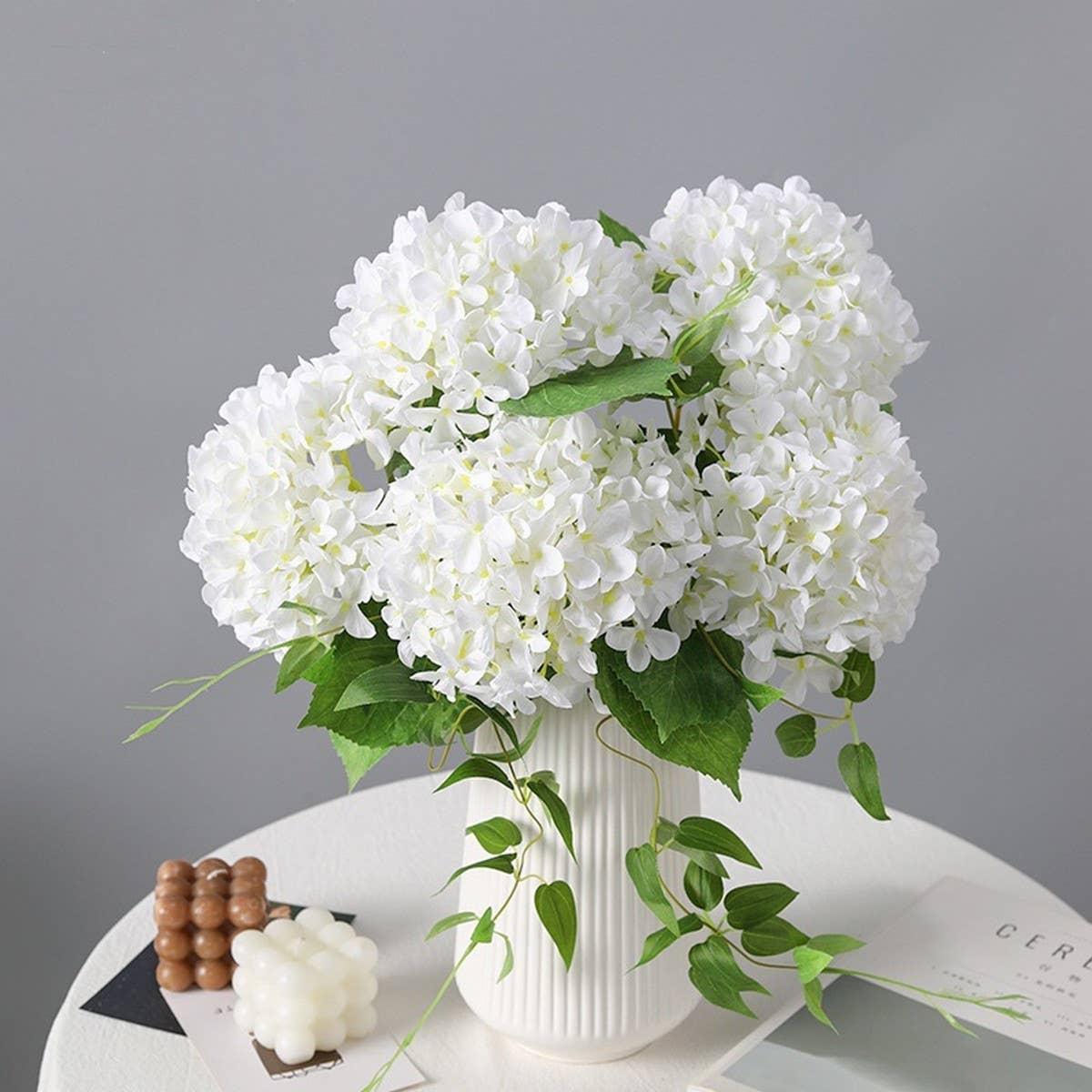 ARTIFICIAL HYDRANGEA BOUQUET FOR HOME DECOR_CWMM6511