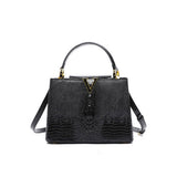 Fashionable High-End Crocodile Leather Kitten Bag_Cwab3618