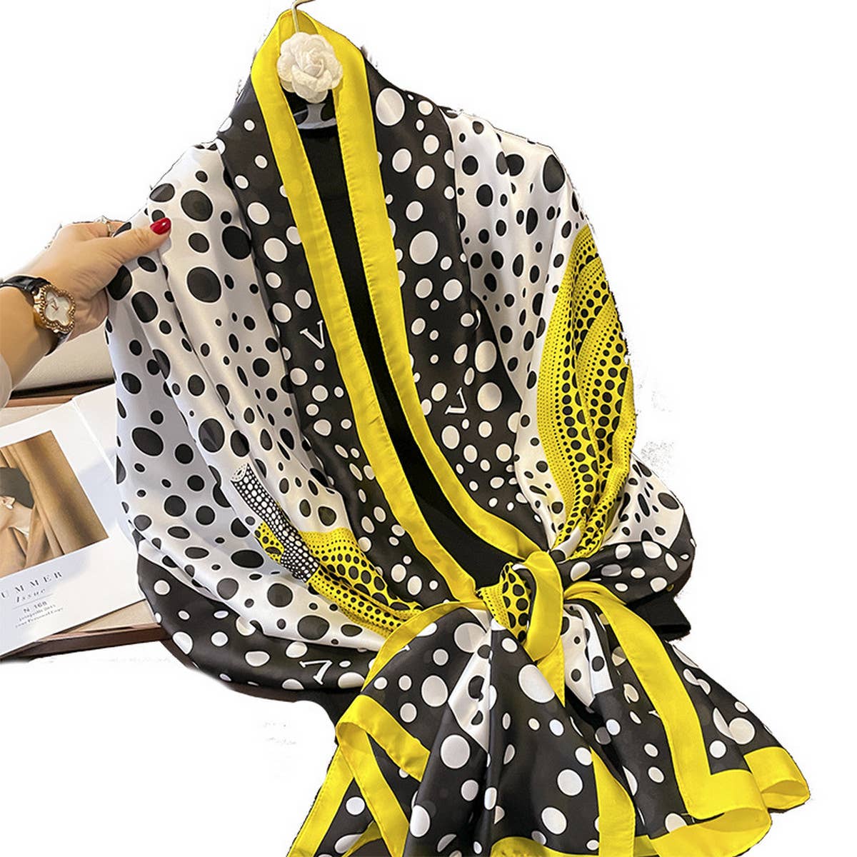 Versatile Square Scarf For Women, Shawl And Wrap