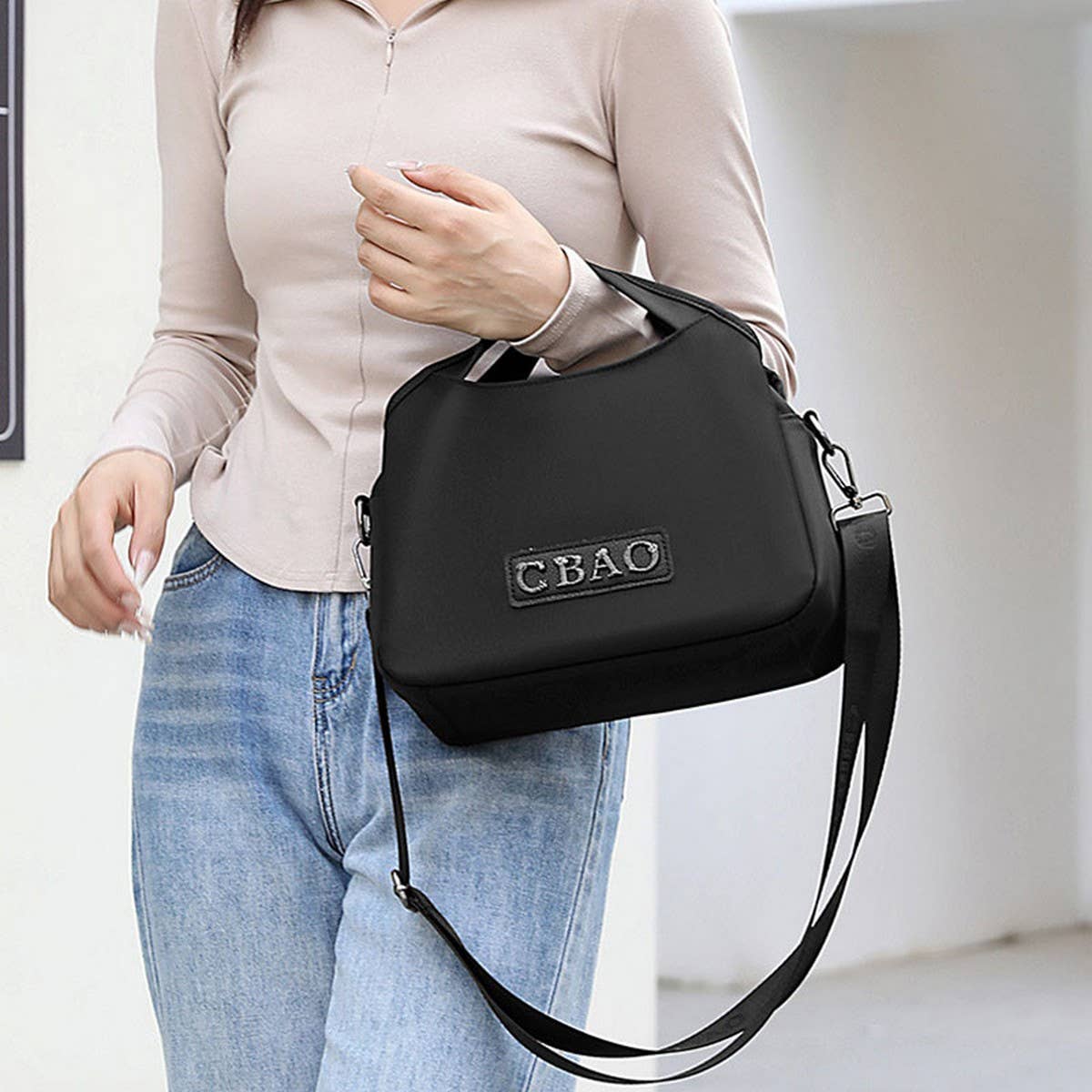 Waterproof Oxford Cloth Shoulder Messenger Bag_Cwasc1763