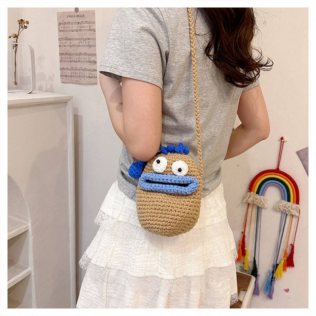 CUTE AND FUNNY SHOULDER CROSSBODY BAG_CWAB2401