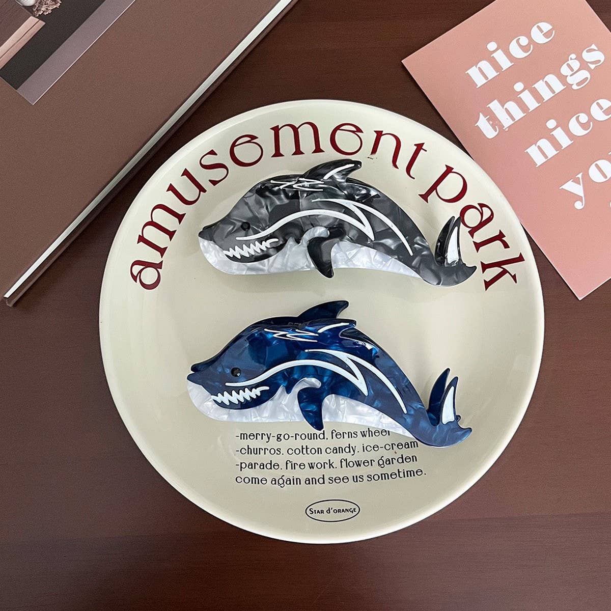 SHARK SERIES ACETATE HAIR CLAW CHIC BACK CLIP_CWAHA5964