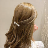 BOW HAIRPIN PEARL SIDE CLIP CROSS BANGS CLIP_CWAHA4662