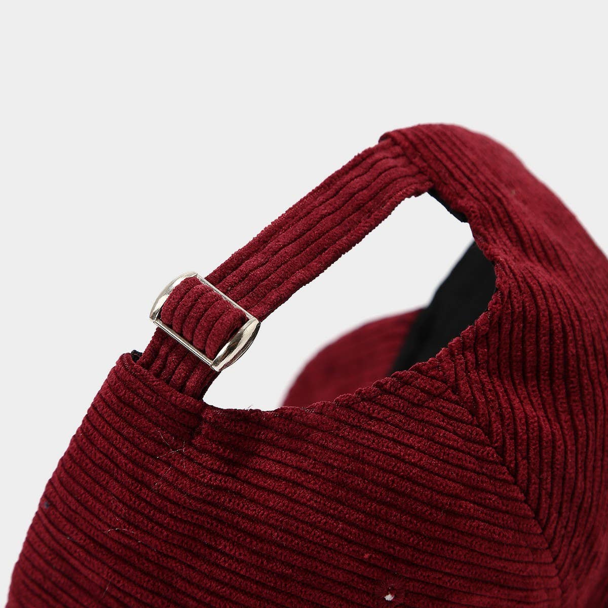 Corduroy Letter Baseball Cap Women Trendy_Cwah04649