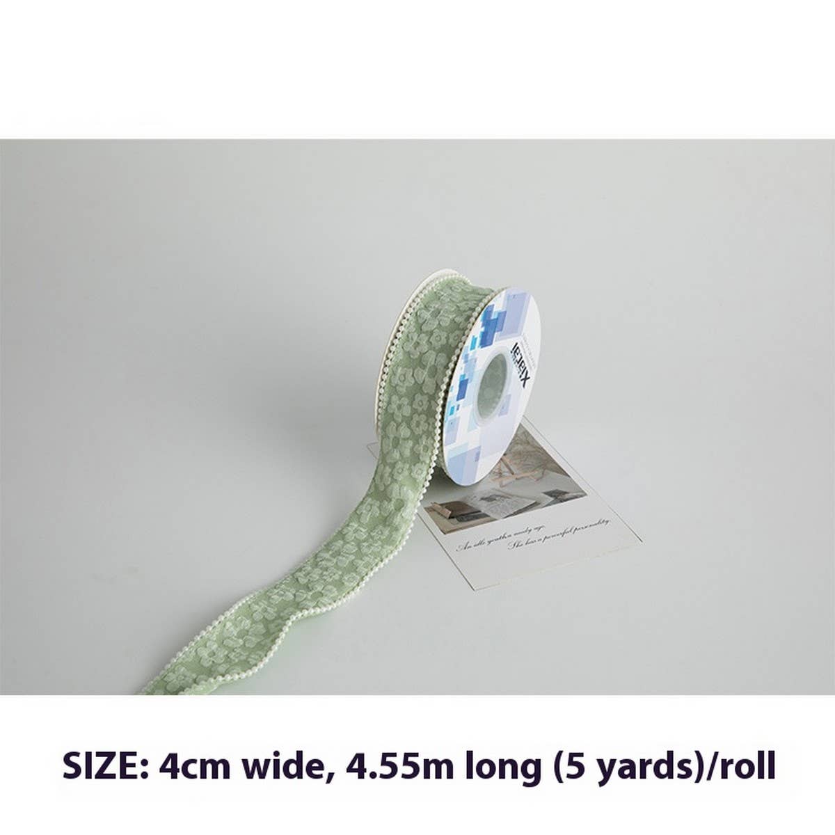 DIY FLORAL RIBBON WITH THREE DIMENSIONAL PATTERN_CWMM5762