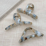 ELEGANT MARBLE HAIR CLAW GRADIENT PATTERN CLIP_CWAHA2372