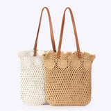 LIGHTWEIGHT MESH BEACH TOTE BAGS SUMMER ESSENTIALS_CWAB4654