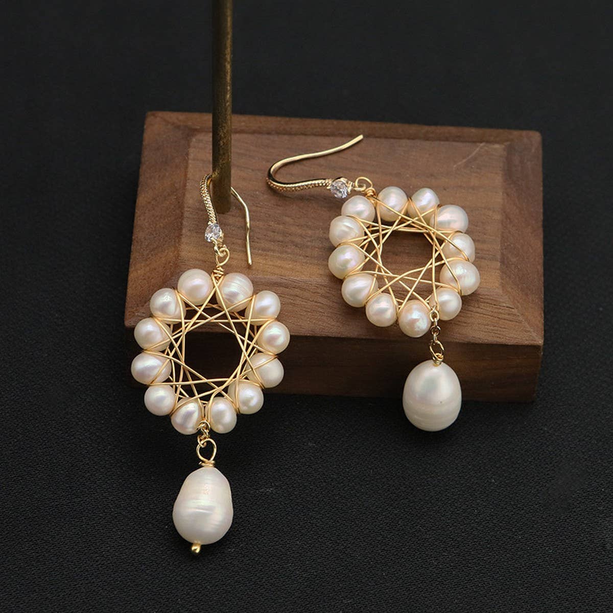 PEARL EARRINGS RETRO HIGH END NICHE EARRINGS_CWAJE3768