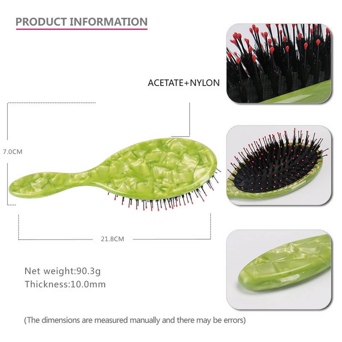 ACETATE AIR CUSHION COMB AIRBAG MASSAGE COMB_CWAHA4179