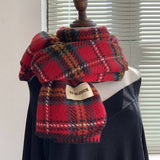 PLAID SCARF FOR WOMEN VERSATILE WINTER SHAWL_CWASC1502