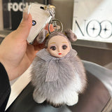 CUTE PRINCESS DOLL CAR KEYCHAIN BAG PENDANT_CWMM2583