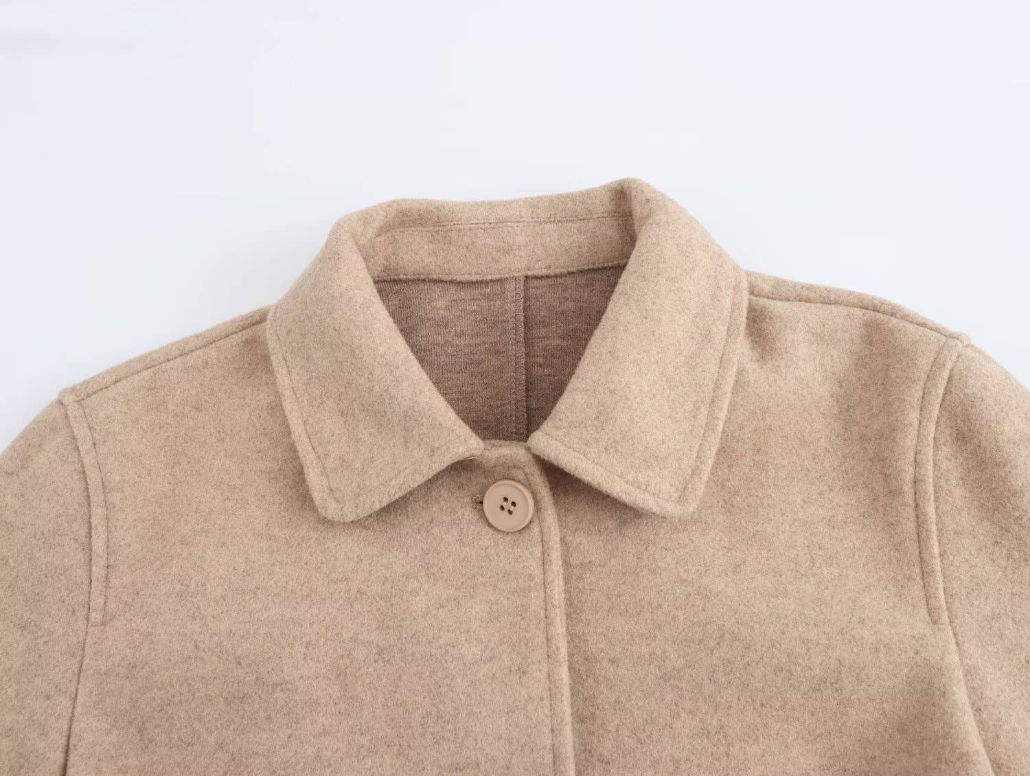 Casual Wool Lapel Blazer With Stylish Everything