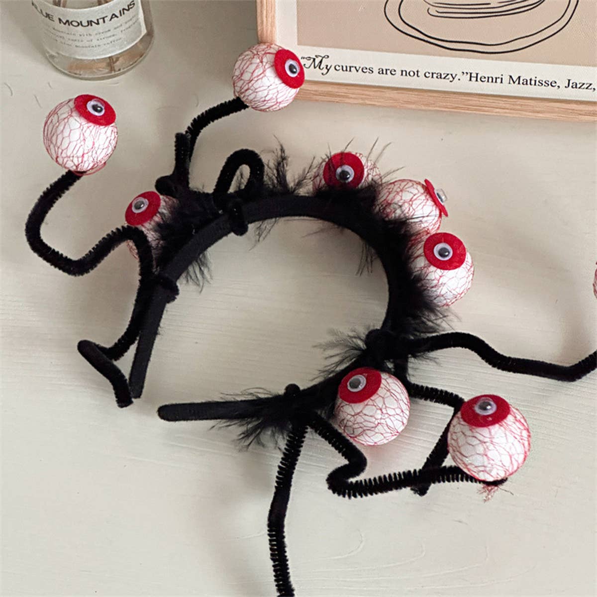 Halloween Spider Headband Cosplay Red Eye Style_Cwaha07549