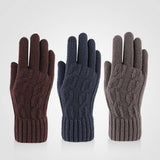 NEW MENS COLD PROOF KNITTED TOUCHSCREEN GLOVES_CWAG0394
