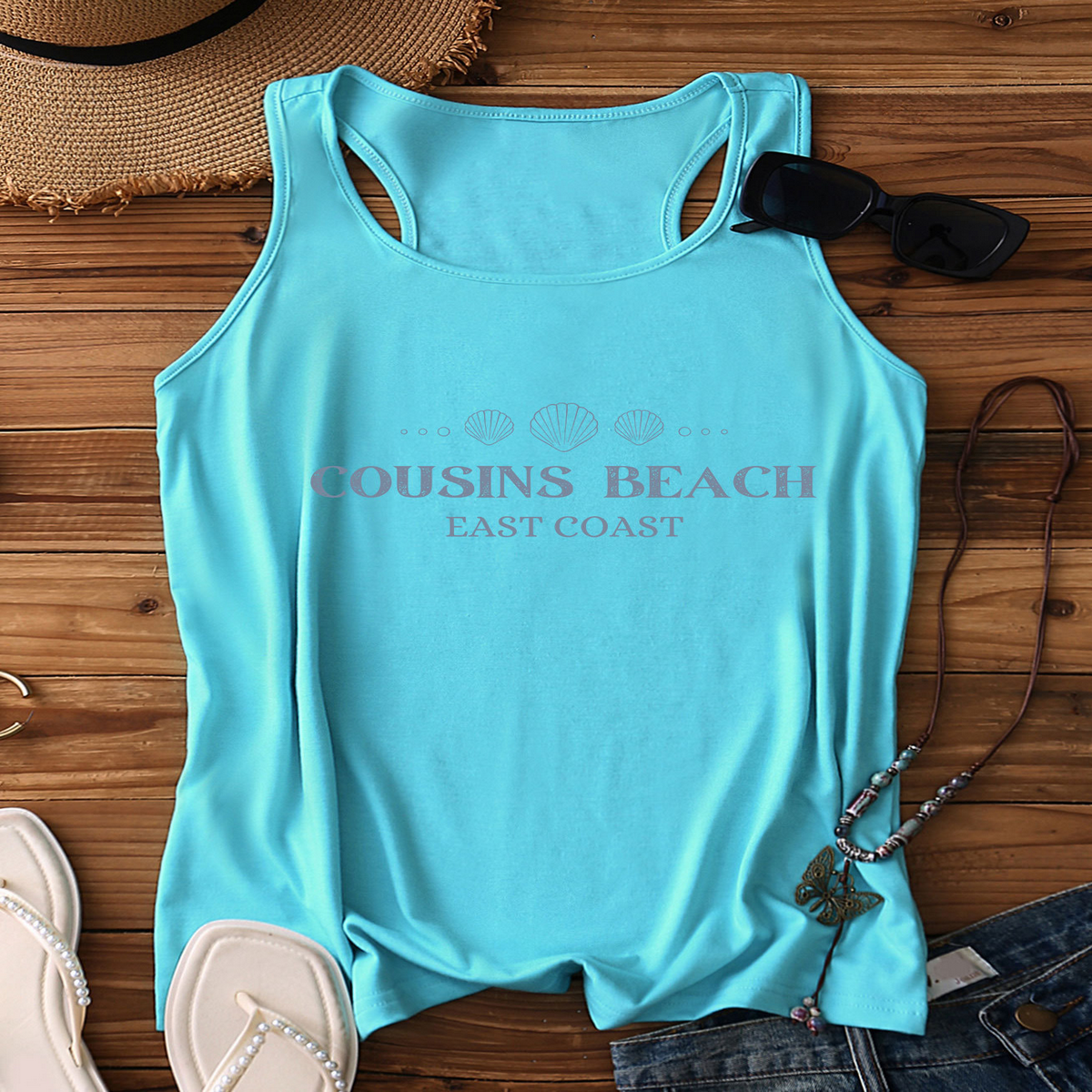 CASUAL COTTON RACERBACK TANK WOMEN S SLEEVELESS_CWTTSL0419