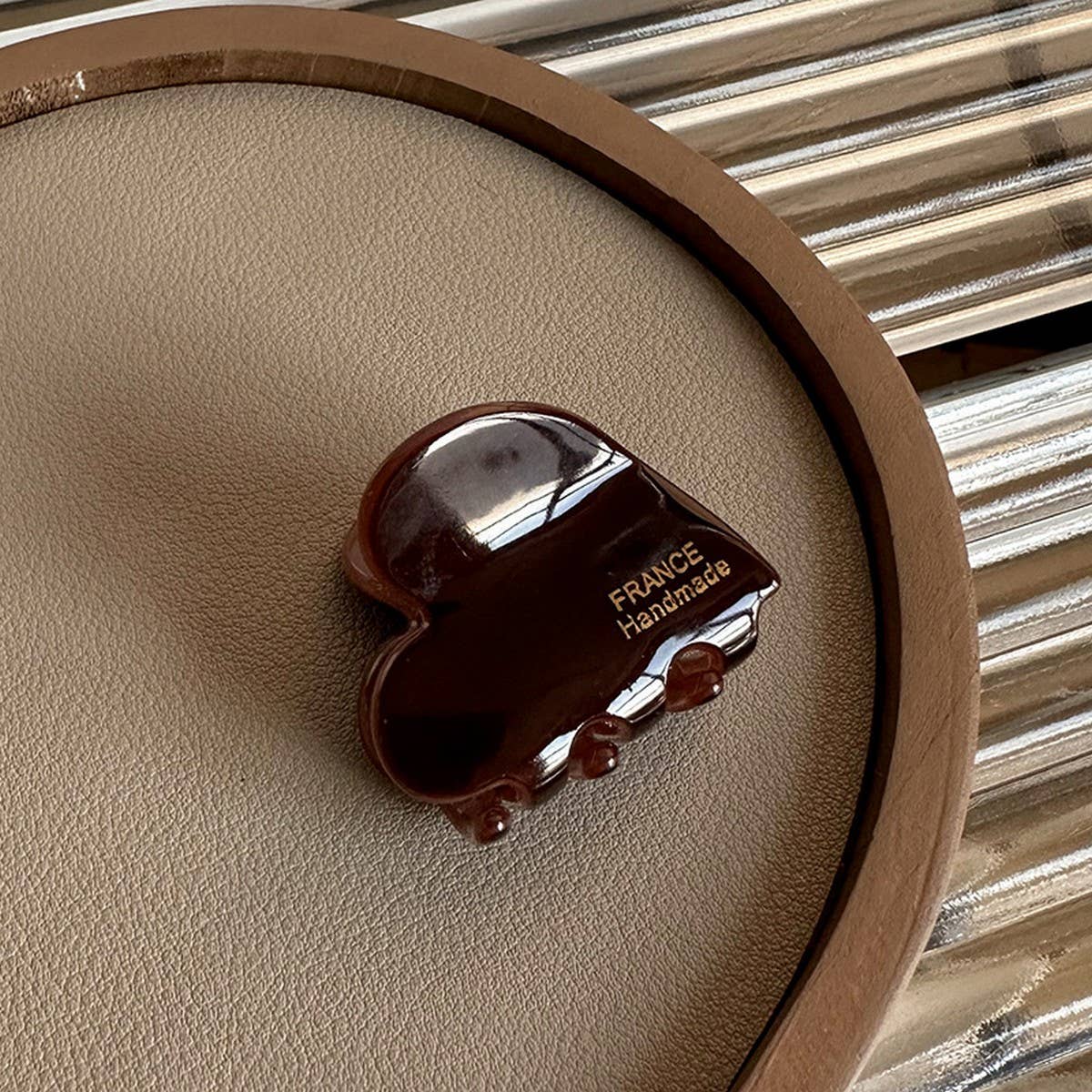 MINI HEART ACETATE HAIR CLAW FRENCH CHIC CLIP_CWAHA2637