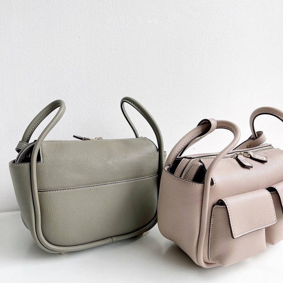 Litchi Patterned Pu Soft Leather Messenger Bag_Cwab1940