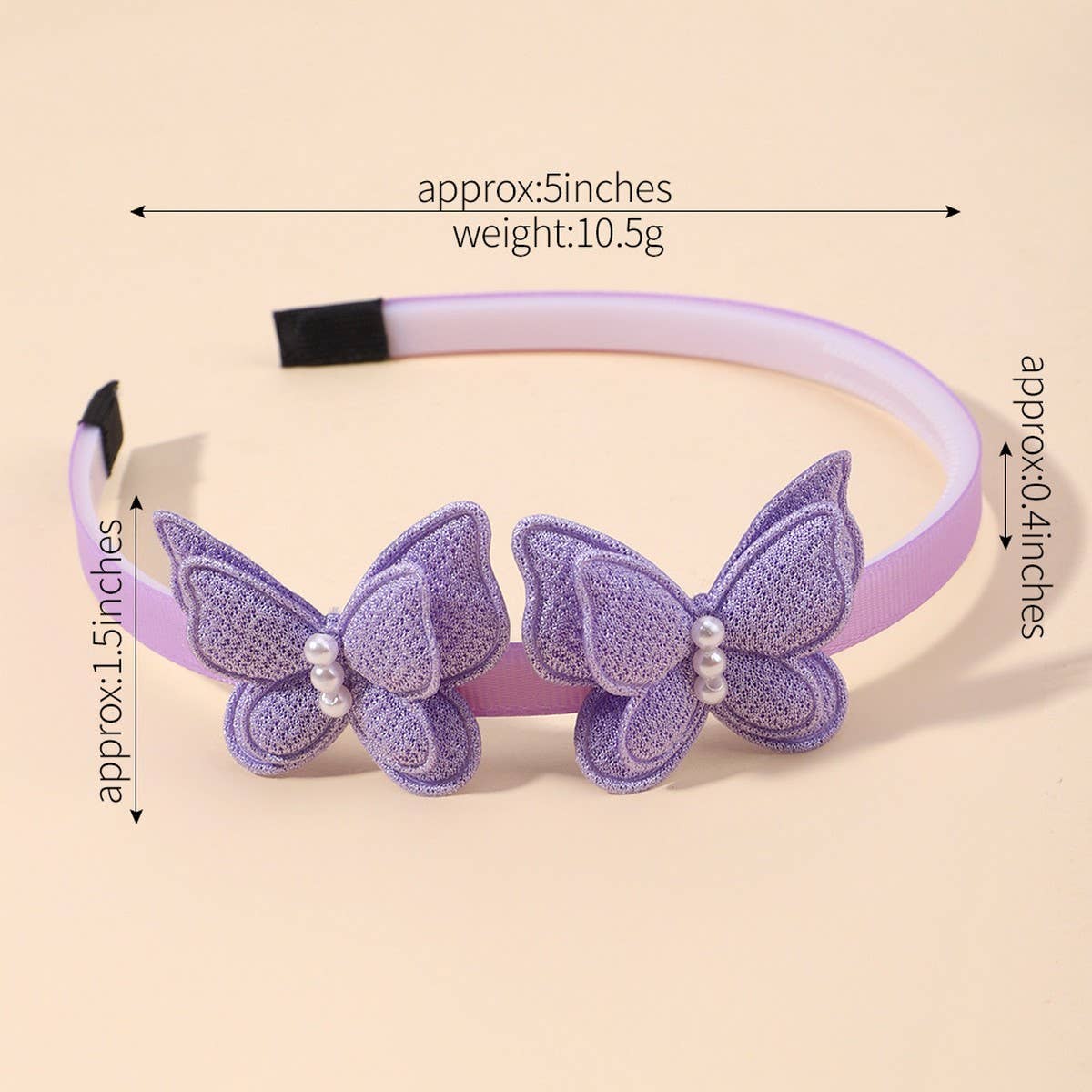 DOUBLE LAYER BUTTERFLY HEADBAND CANDY COLORS_CWAHA6723