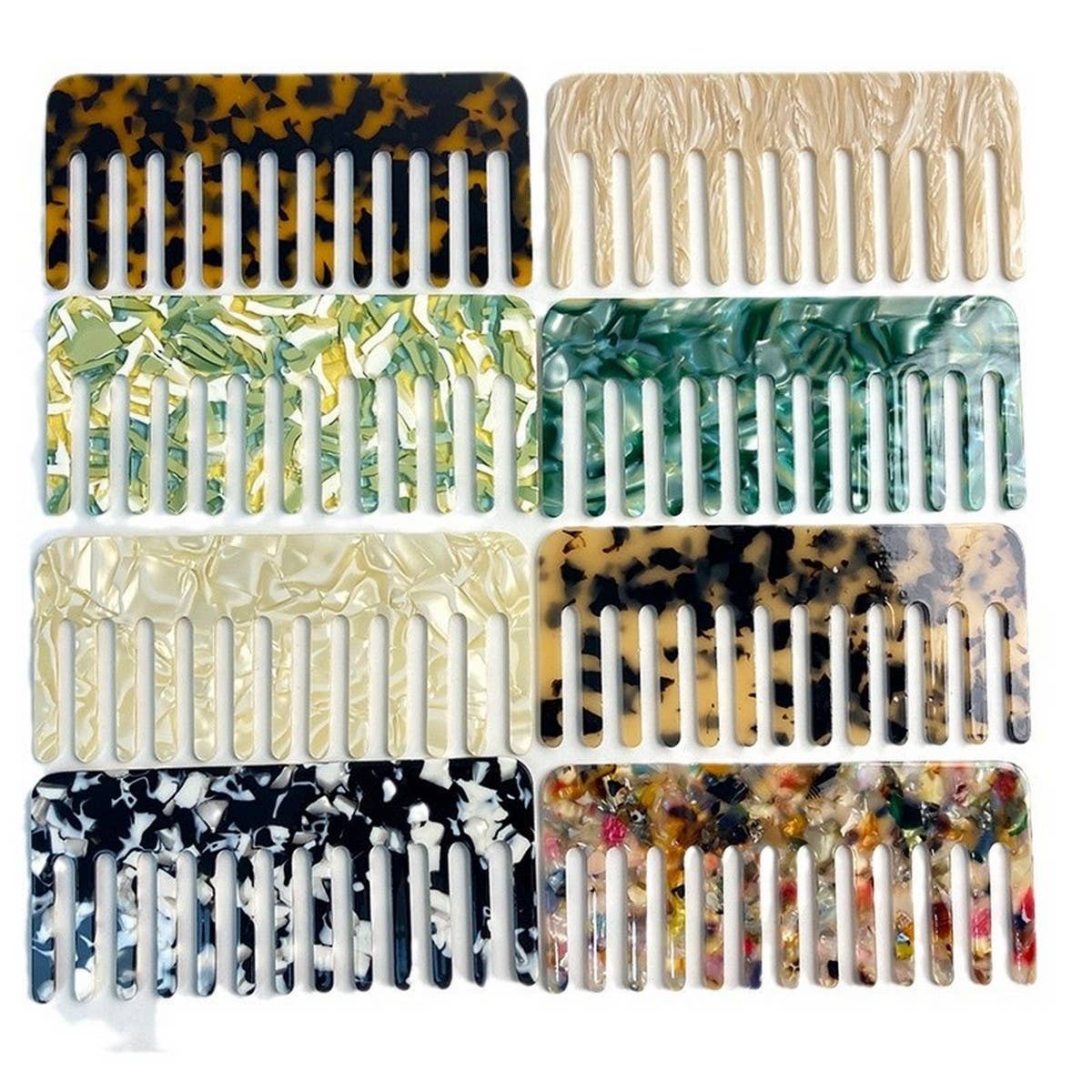 Tortoiseshell Acetate Comb Vintage Anti-Static_Cwmm6403