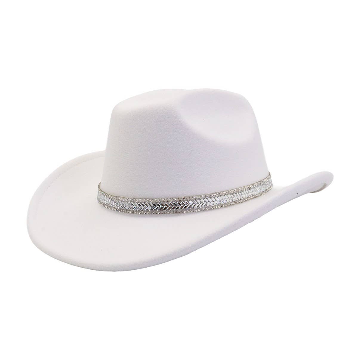 Western Wool Cowboy Fedora Hat For Couples_Cwah04396