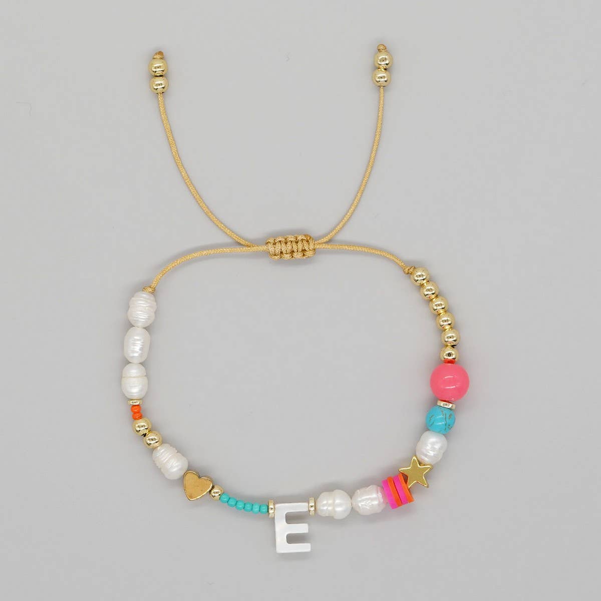 FASHION HAND WOVEN LETTER PEARL BRACELET_CWMM3812