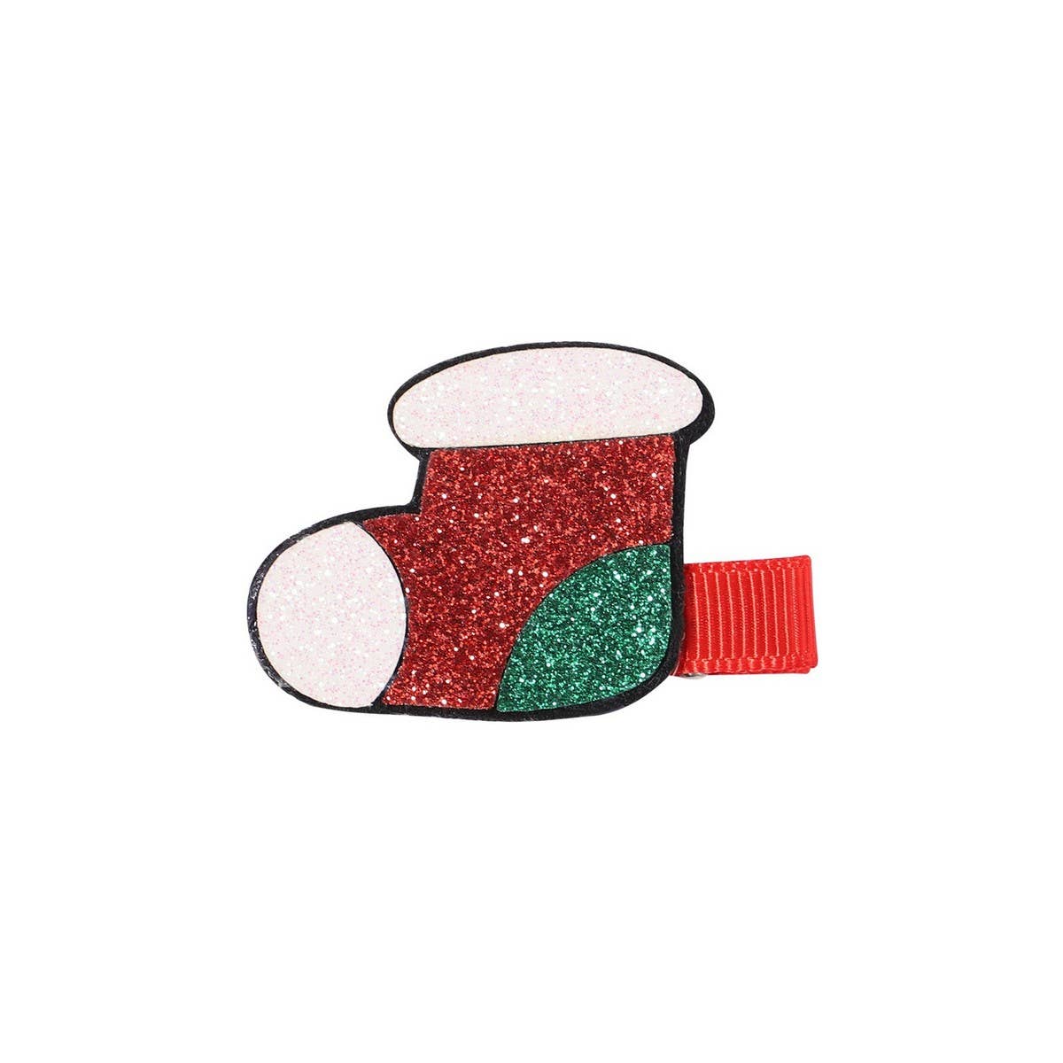 GLITTER PINK REINDEER HAIR CLIP FOR KIDS_CWAHA6682