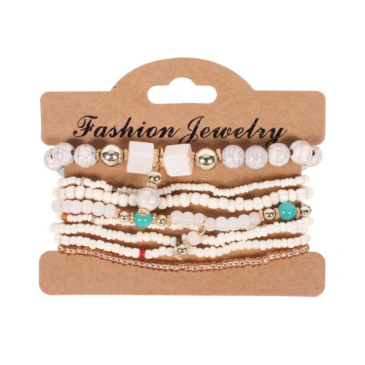 Cwmm10436_Boho Beaded Handmade Bracelet Set 8Pcs Women