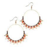 BOHEMIAN NICHE VINTAGE CIRCLE BEADED EARRINGS_CWAJE1659