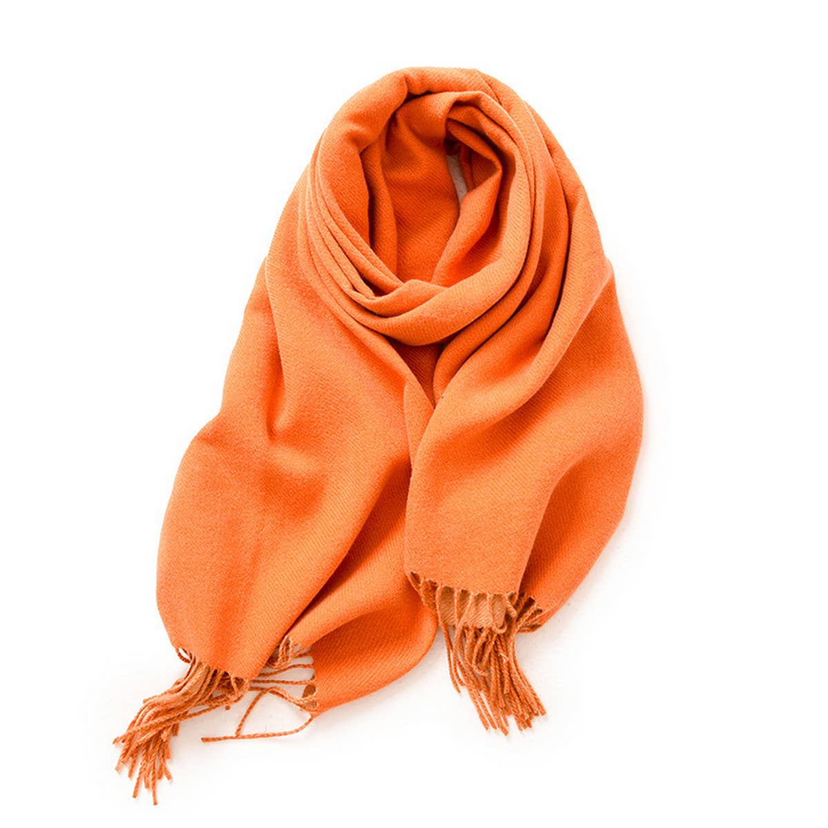 FASHION SCARF SOFT FAUX CASHMERE WITH TASSELS_CWASC0174