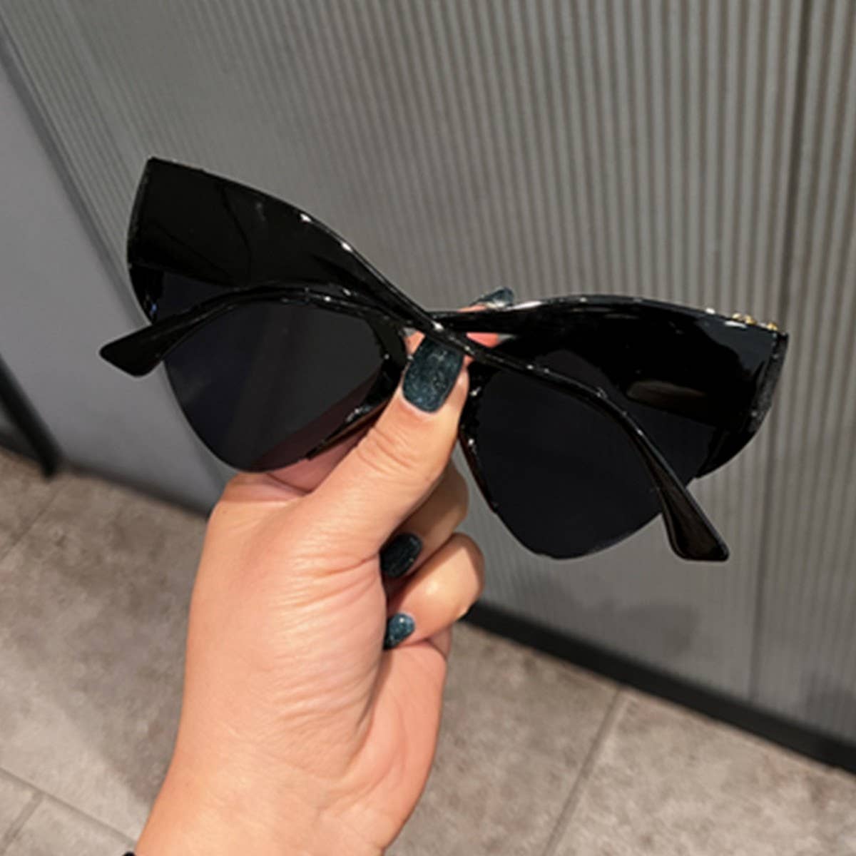 CAT EYE UV PROTECTION PERSONALIZED SUNGLASSES_CWASG0795