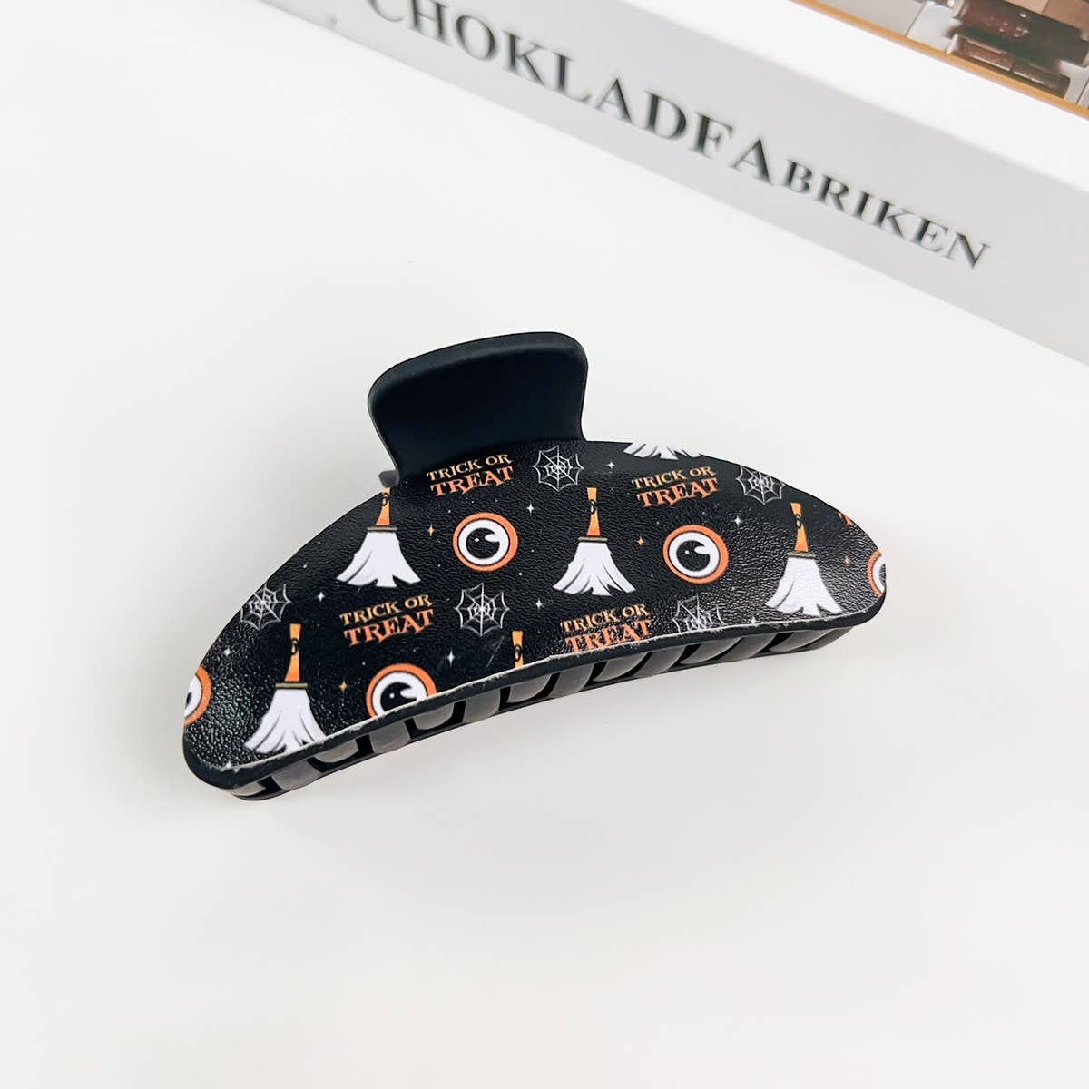 GOTHIC HALLOWEEN CLAW CLIP PUMPKIN GHOST DESIGN_CWAHA1443