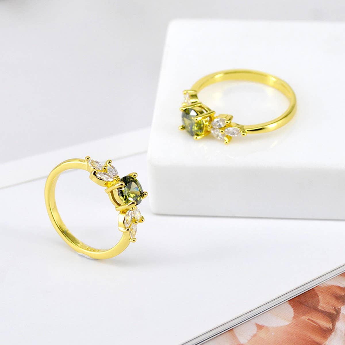 HOT SELLING EMERALD DIAMOND FASHION RING_CWAJE1749