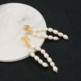 LIGHT LUXURY NATURAL PEARL EARRINGS FOR WOMEN_CWAJE3819
