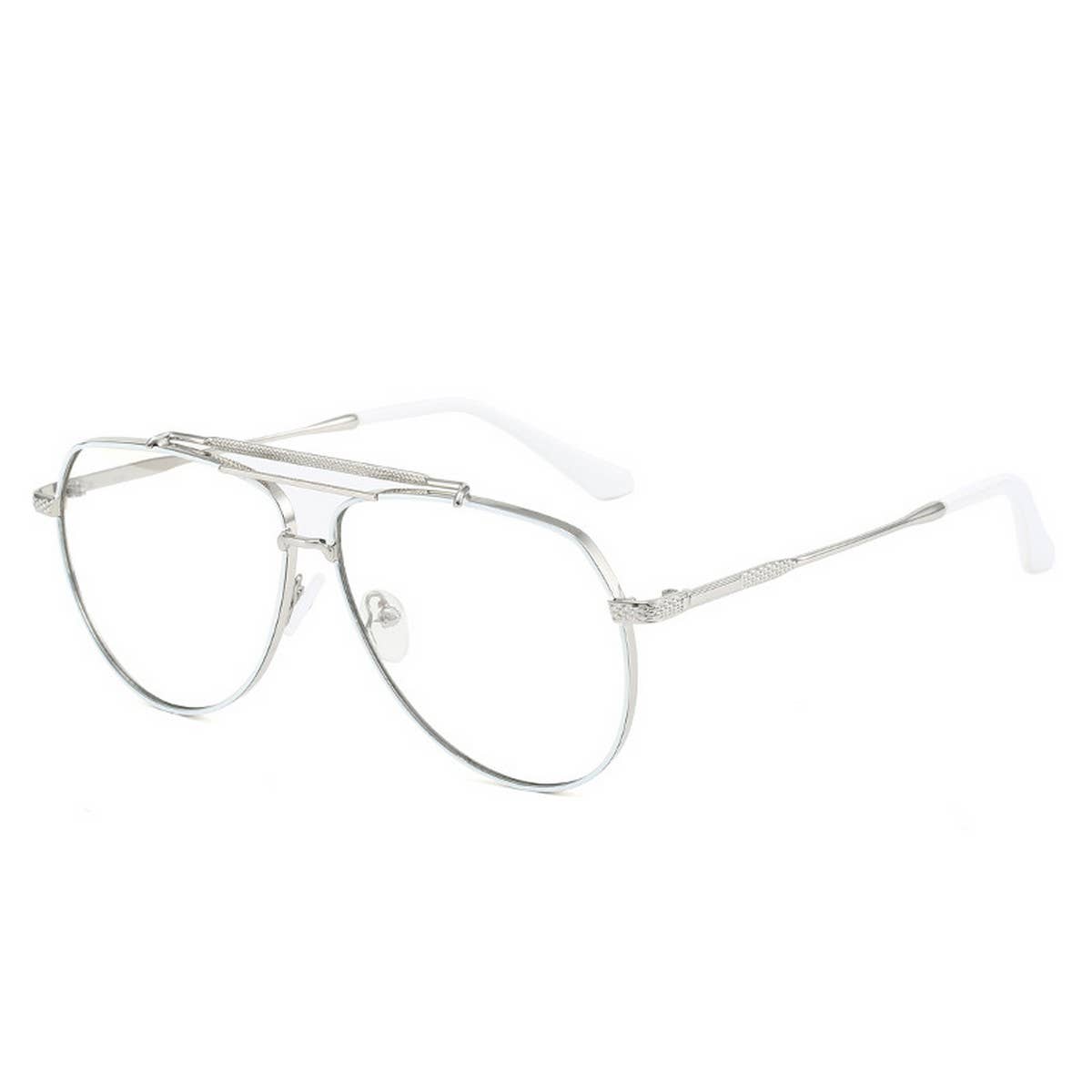 LARGE LENS AVIATOR SUNGLASSES UNISEX_CWASG0285