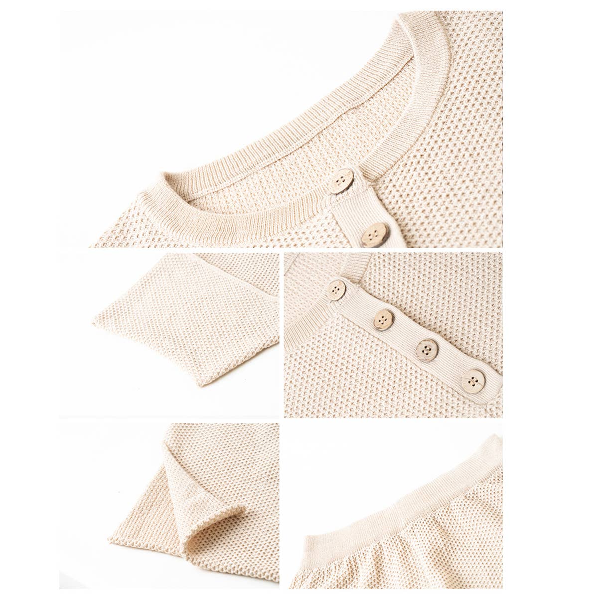 Solid Color Knit Short Sleeve Top And Pants Suit_Cwstb0513