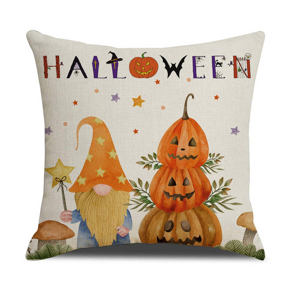 2024 HALLOWEEN FUNNY LETTER PILLOWCASE_CWMM1347